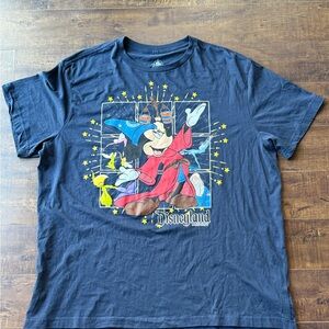 Disney Sorcerer Mickey Navy Tee